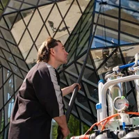 Очистка водостоков и контроль результата